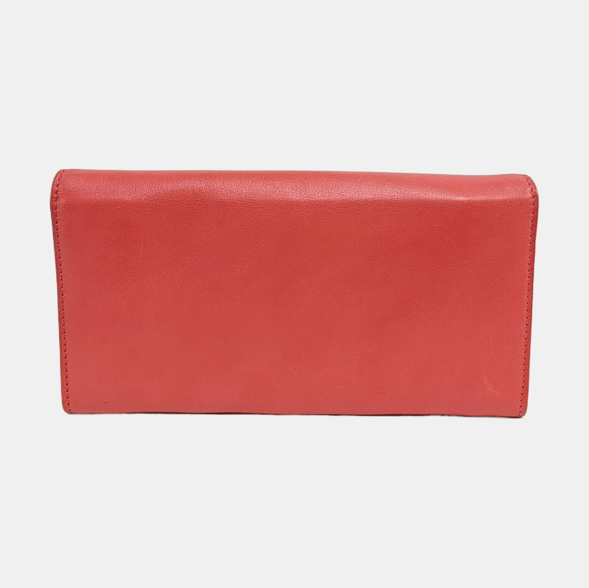 Vara Calfskin Red Wallet