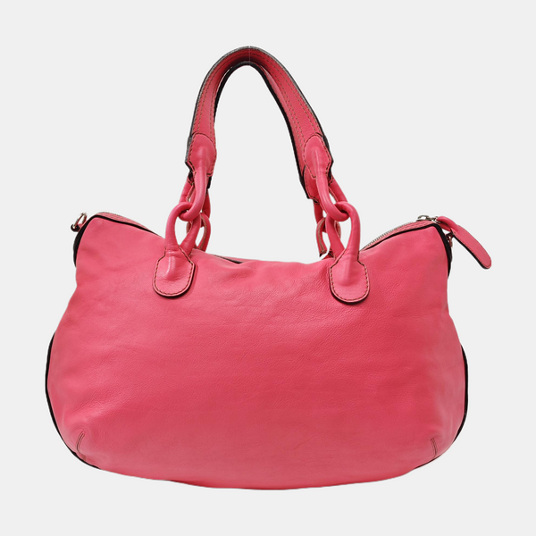 Calfskin Shoulder Bag Red