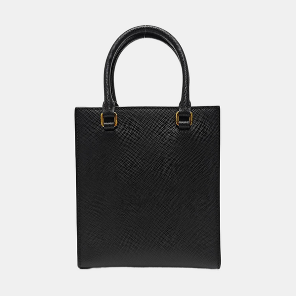 Saffiano Calfskin Tote Bag Black