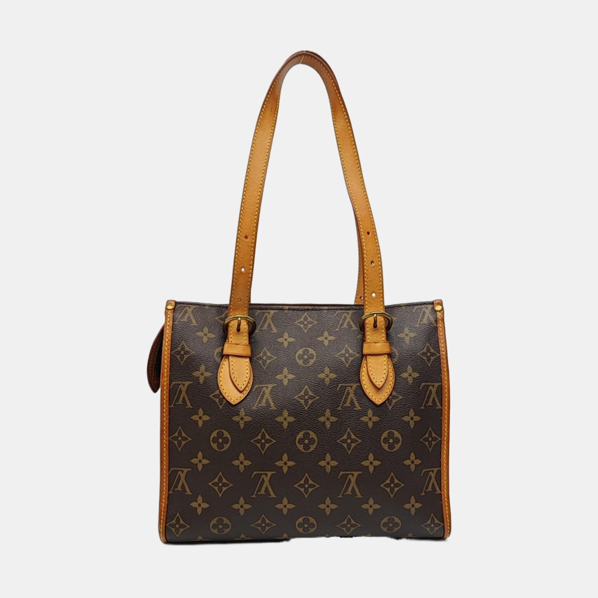 POPINCOURT Monogram Coated Canvas Brown