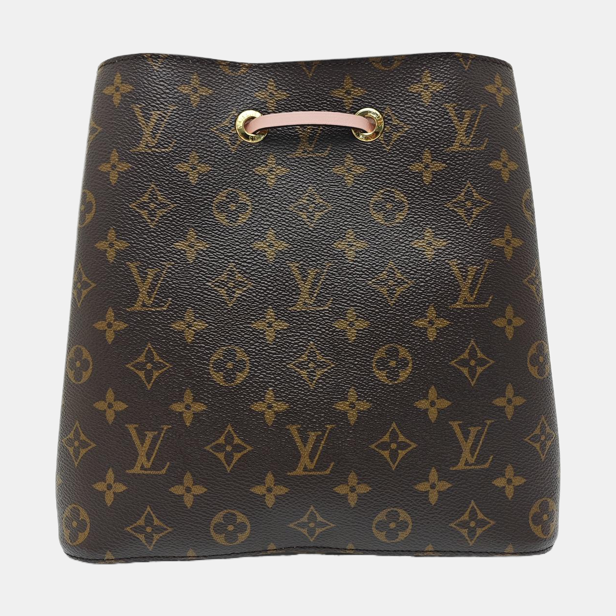 NÉONOÉ MM Monogram Coated Canvas Brown