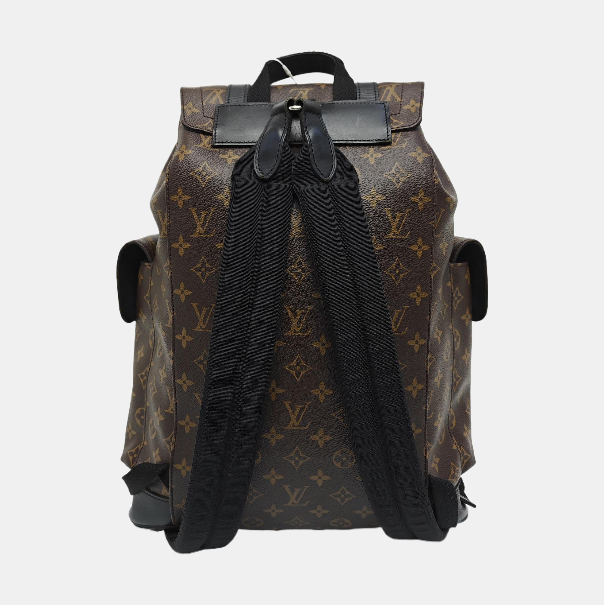 CHRISTOPHER PM Monogram Coated Canvas Brown