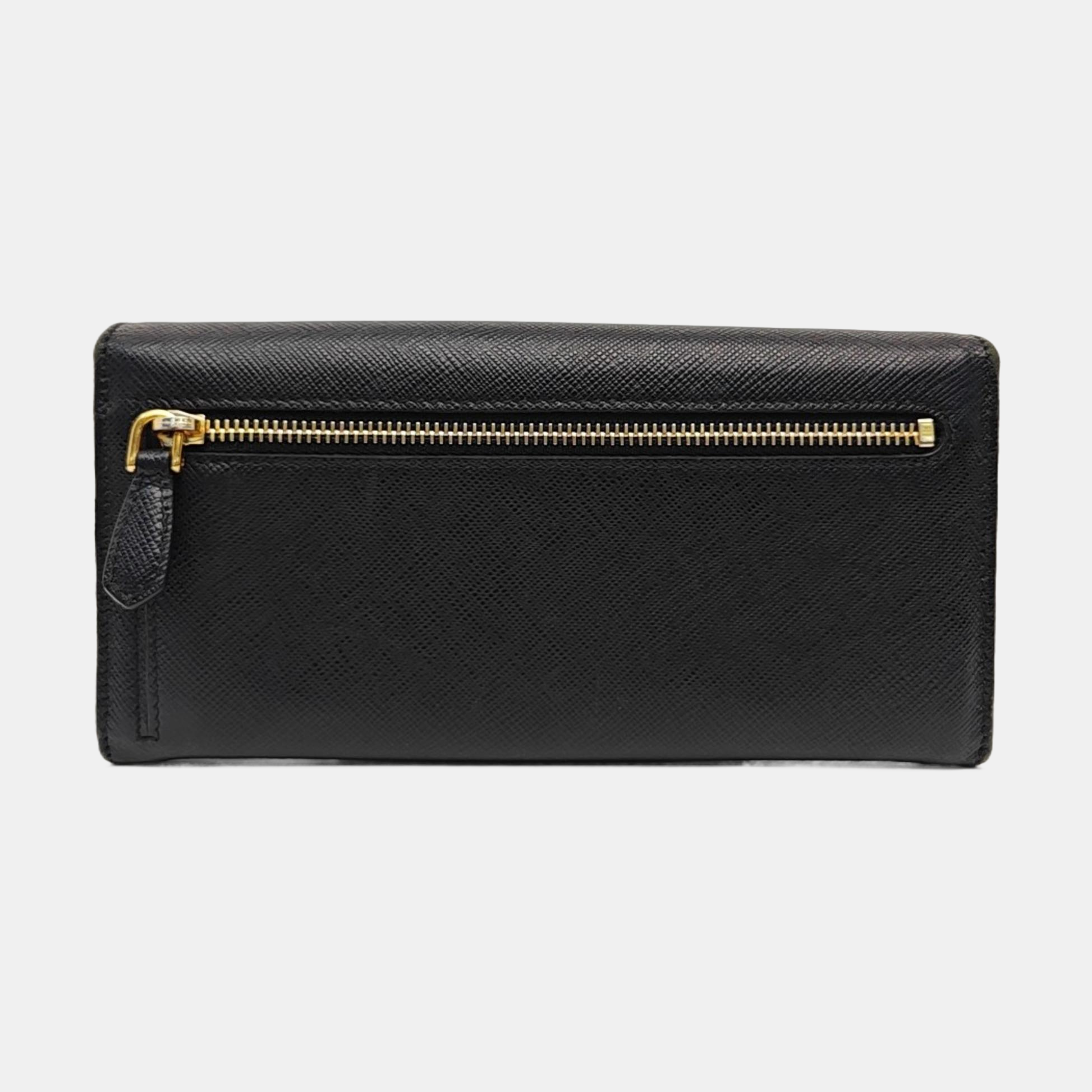 Fold Wallet Calfskin Black Wallet