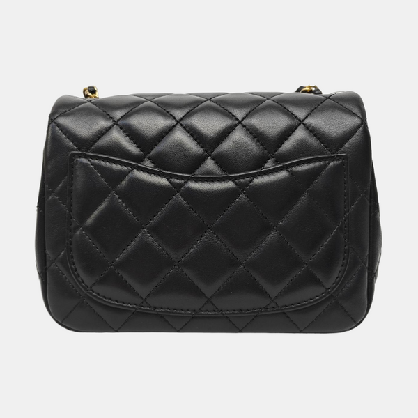 CLASSIC FLAP Mini Quilted Lambskin Black