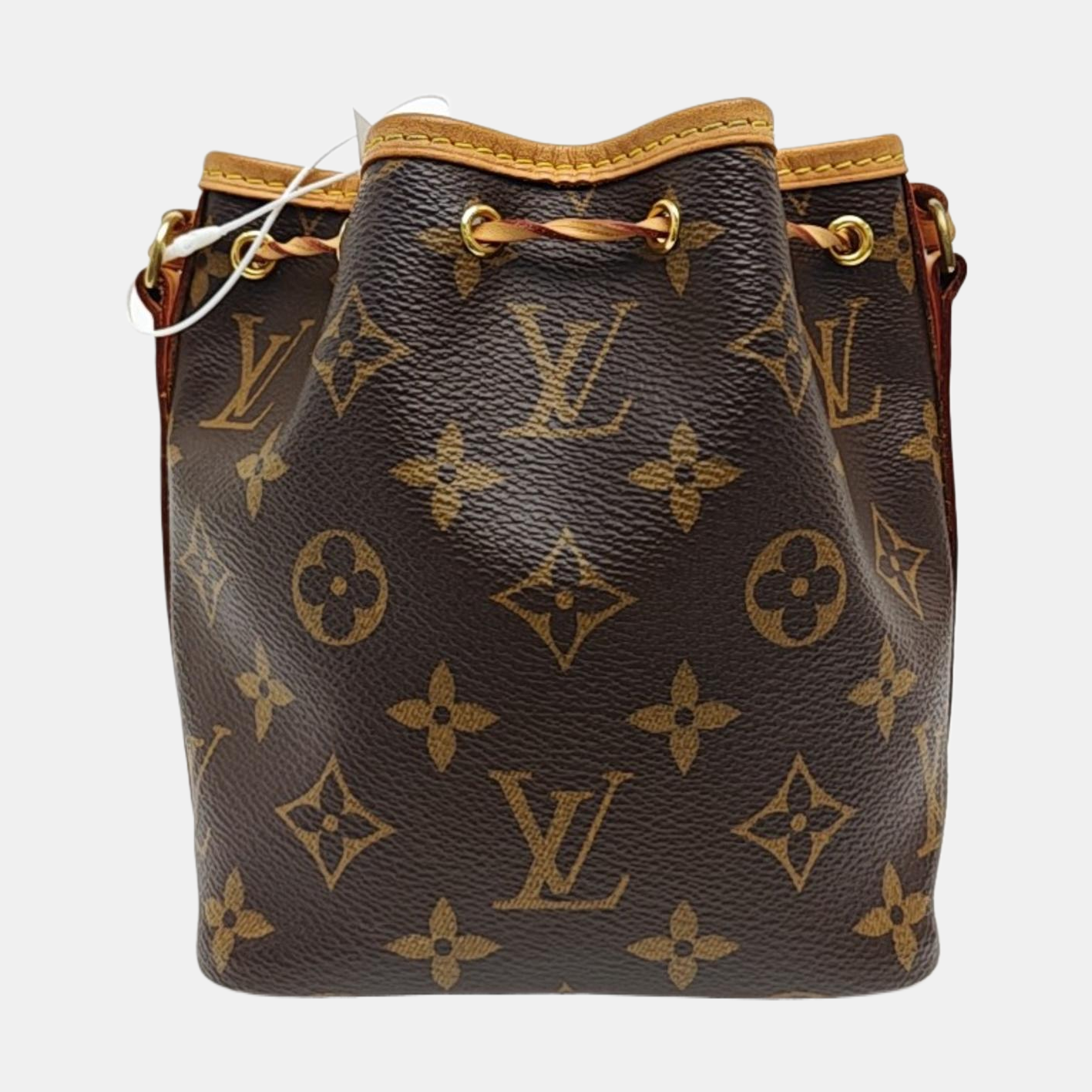 NÉONOÉ Nano Monogram Coated Canvas Brown