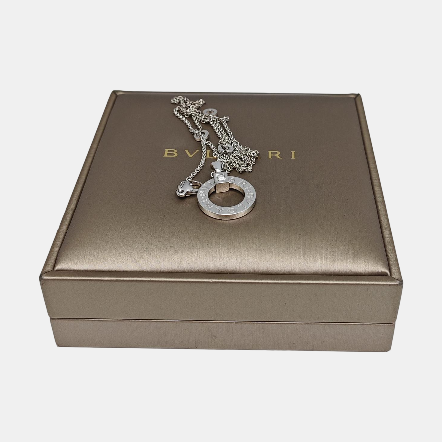 BVLGARI BVLGARI 18k White Gold Silver Necklace