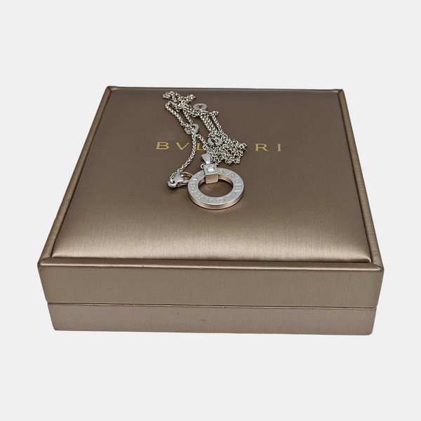BVLGARI BVLGARI 18k White Gold Silver Necklace