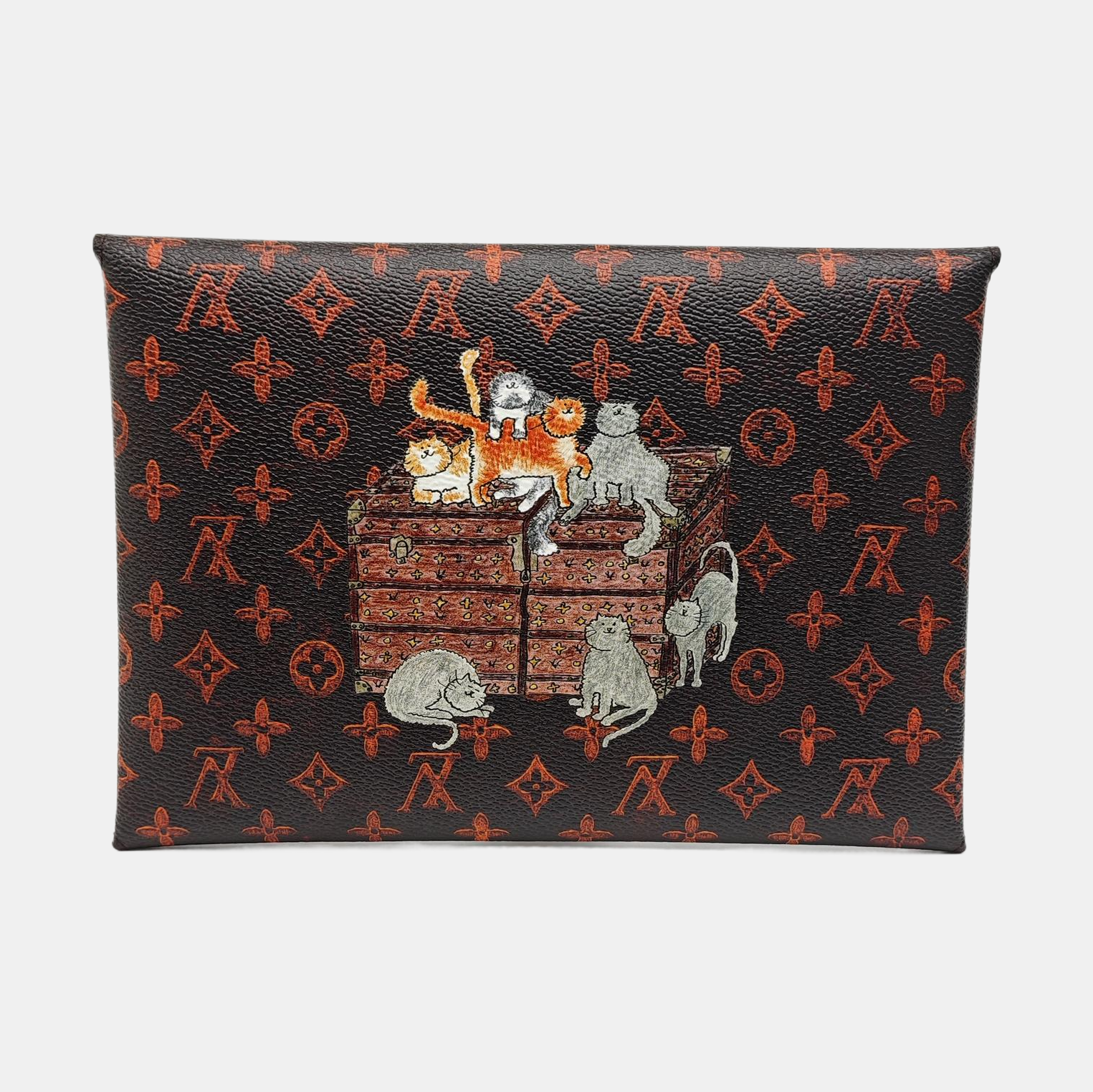 KIRIGAMI Monogram Coated Canvas Black