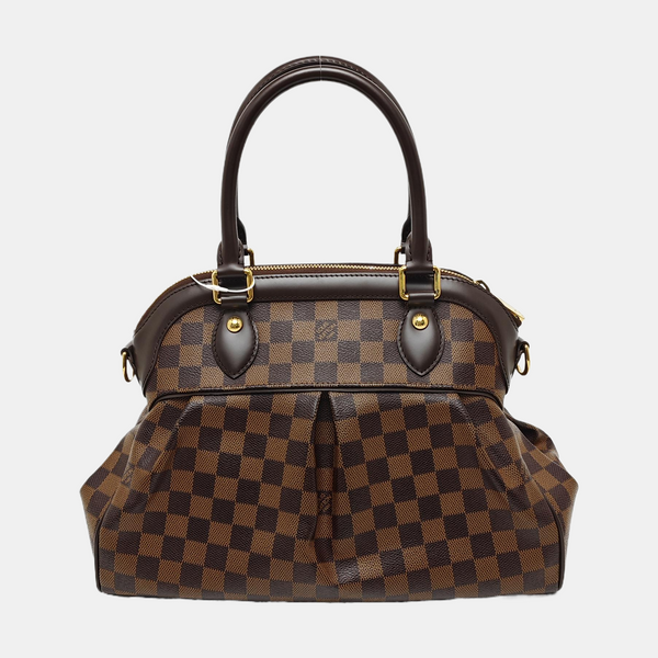 TREVI PM Damier Ebene Coated Canvas Brown