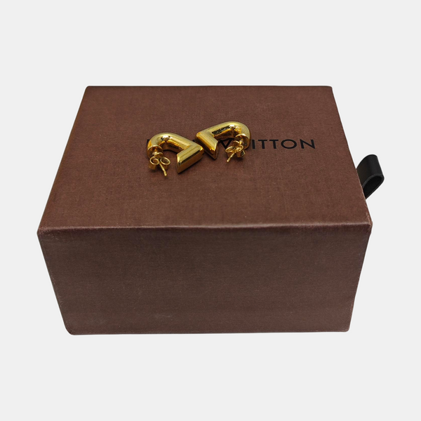Metal Gold Stud Earrings