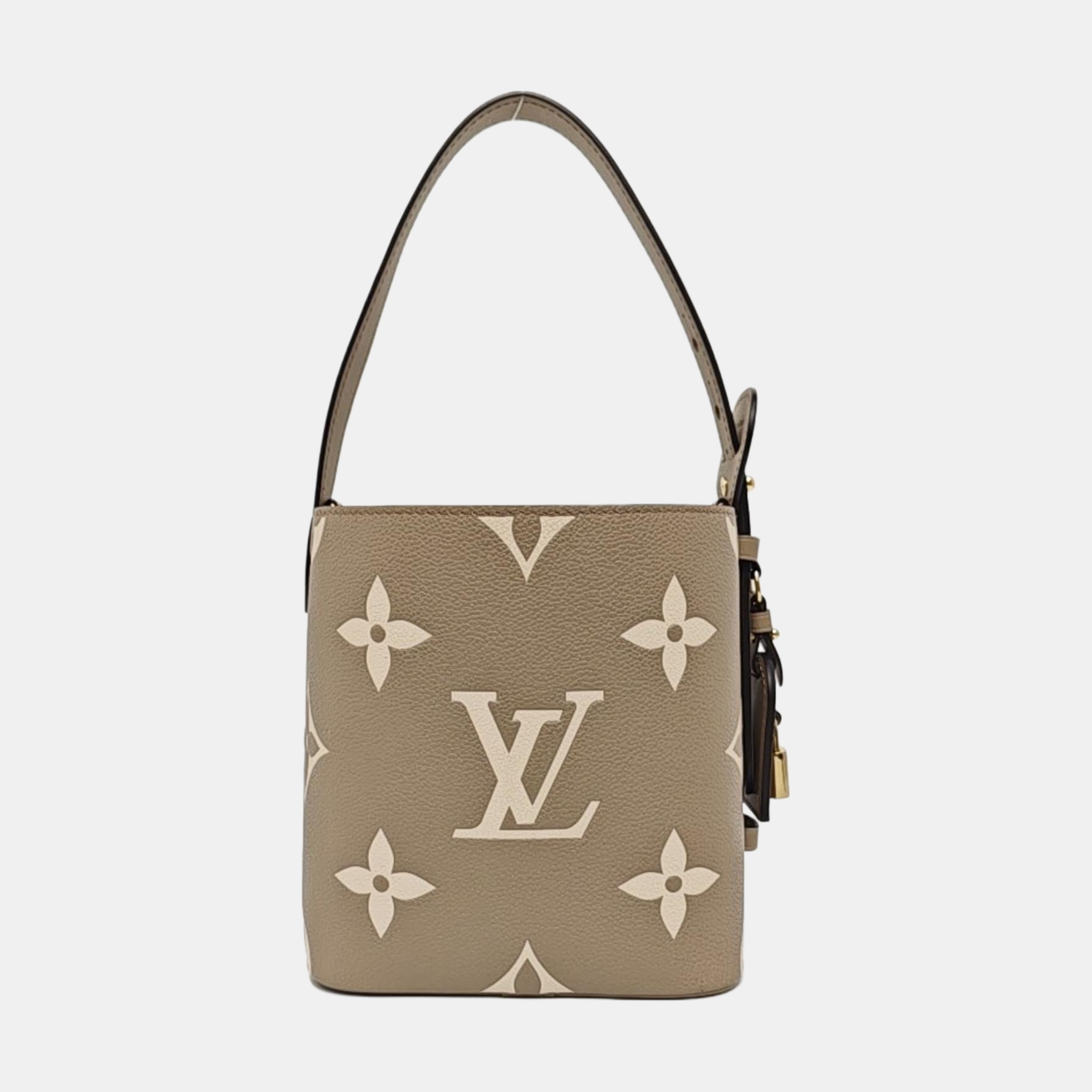 ALL IN BB Monogram Calfskin Gray