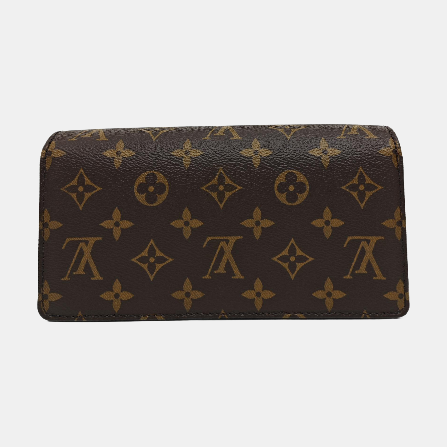 Lily Monogram Coated Canvas Brown