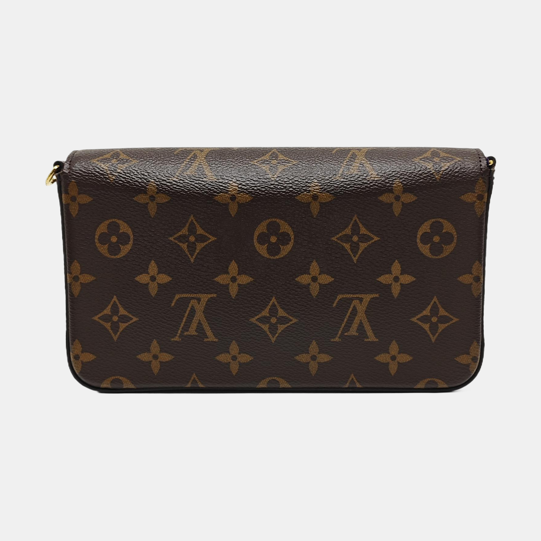 FÉLICIE Monogram Coated Canvas Brown