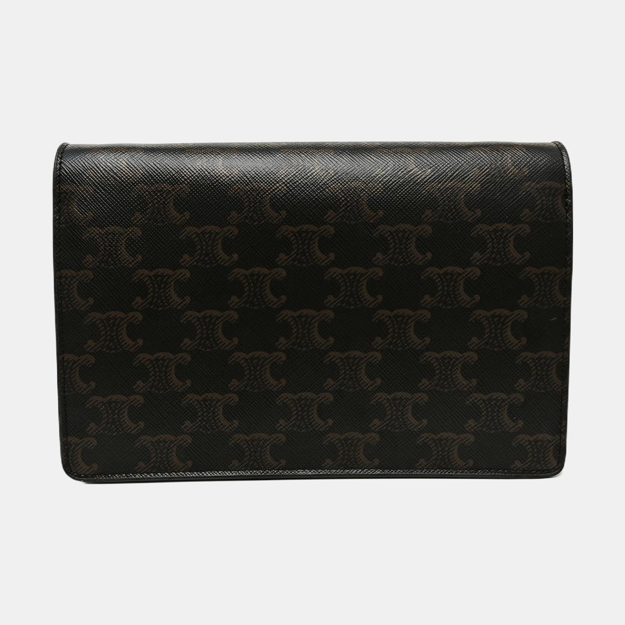 TRIOMPHE CANVAS Small Coated Canvas Brown