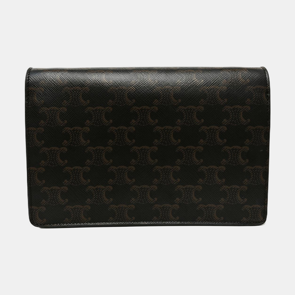 TRIOMPHE CANVAS Small Coated Canvas Brown