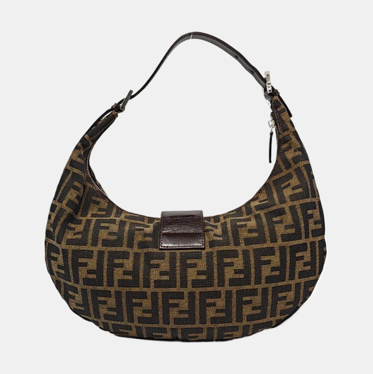 Canvas Shoulder Bag Brown