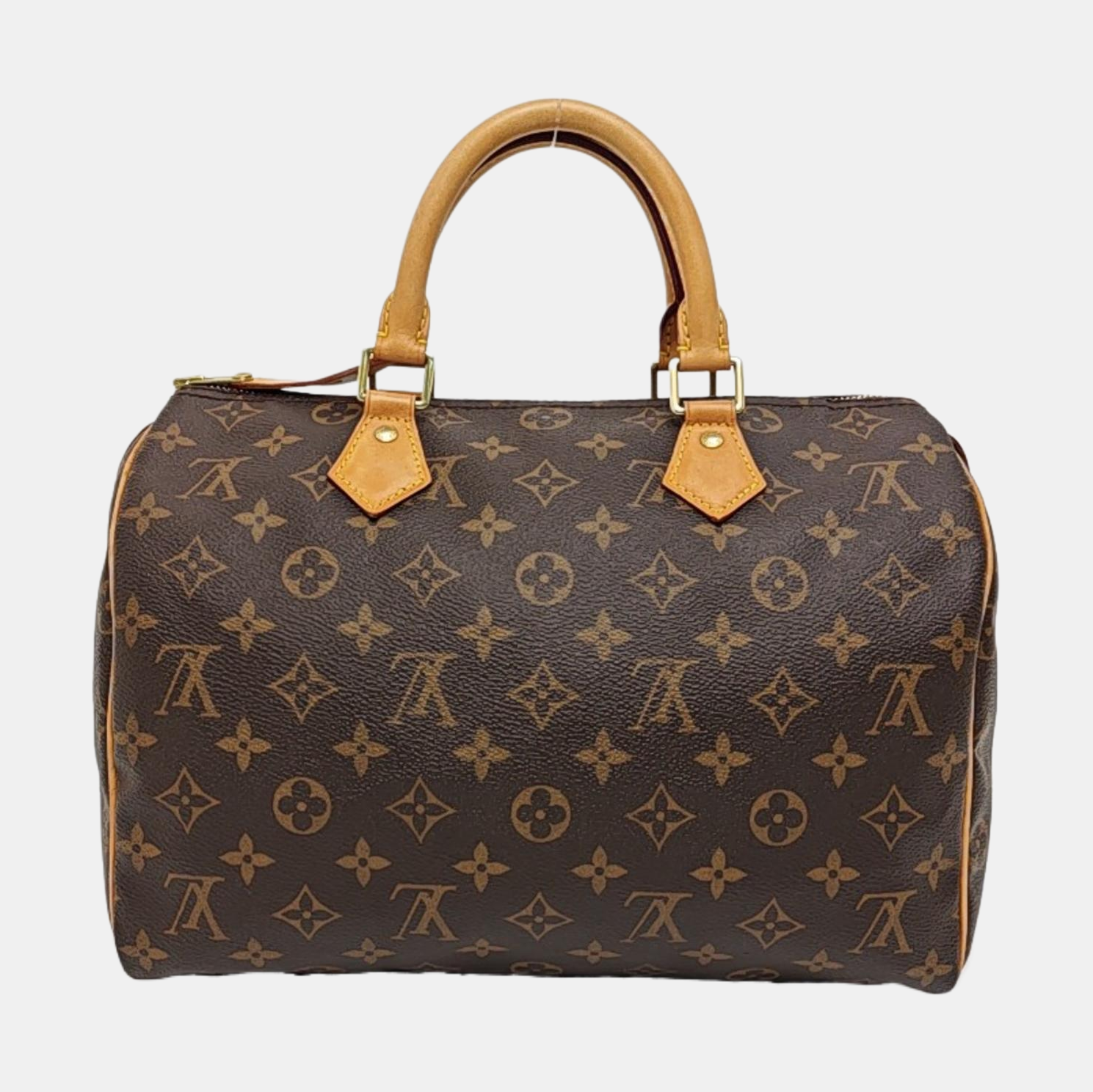 SPEEDY 30 Monogram Coated Canvas Brown