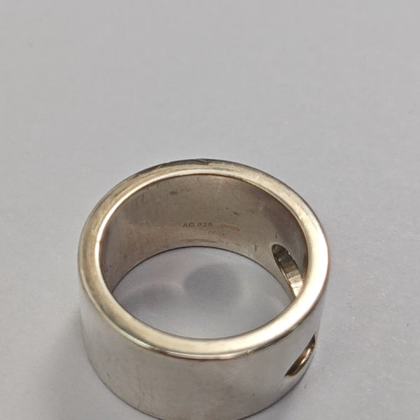 925 Sterling Silver Ring HK 6