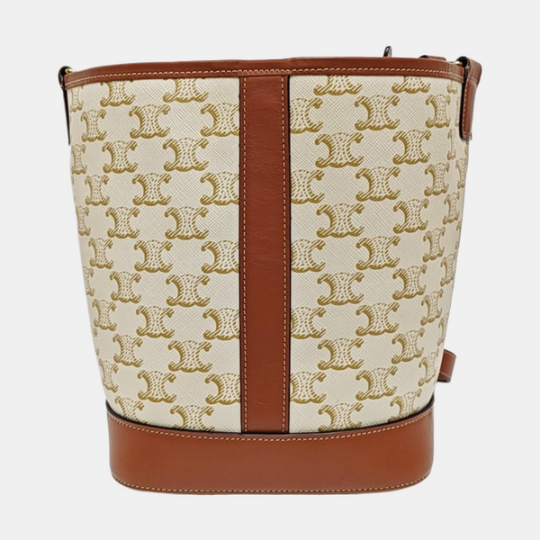 TRIOMPHE CANVAS Small Coated Canvas Beige