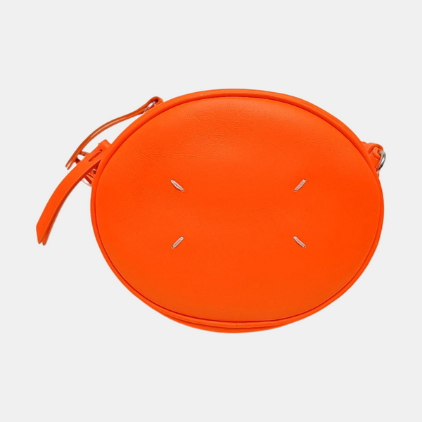 Calfskin Shoulder Bag Small Orange