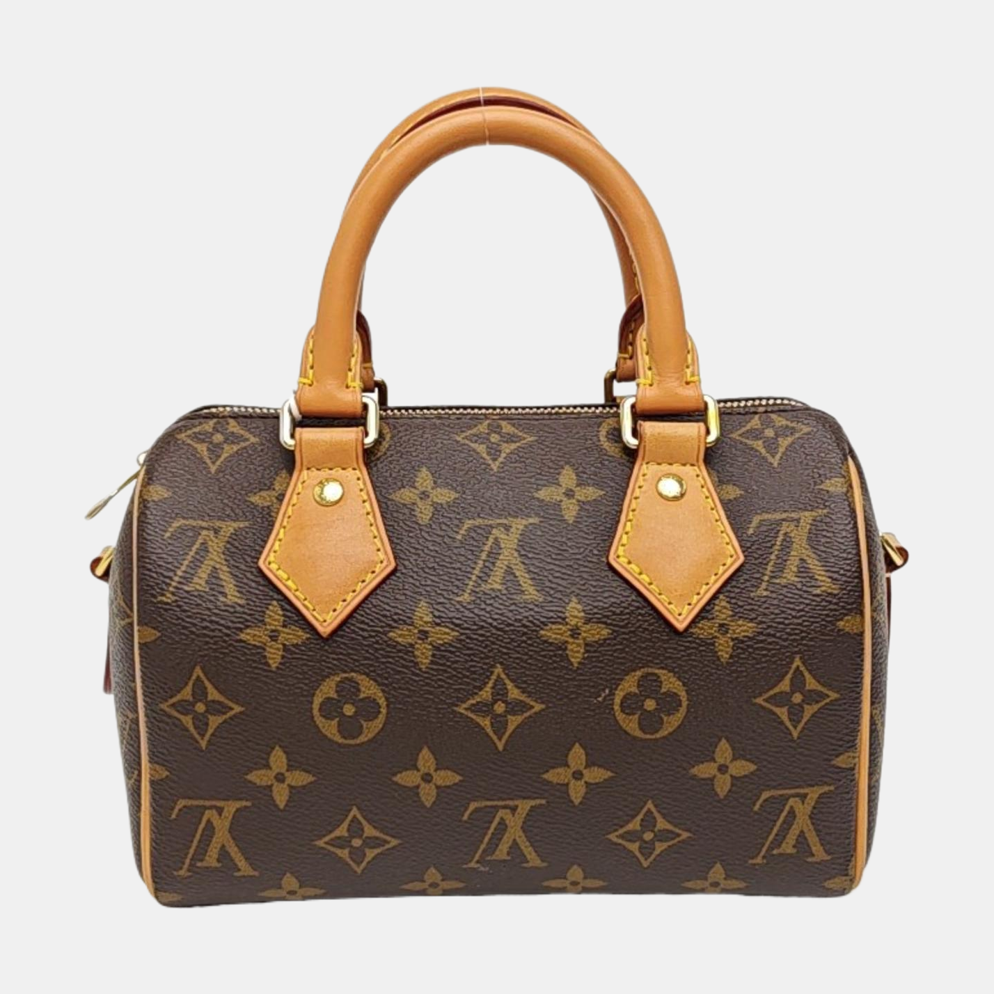 SPEEDY 20 Monogram Coated Canvas Brown