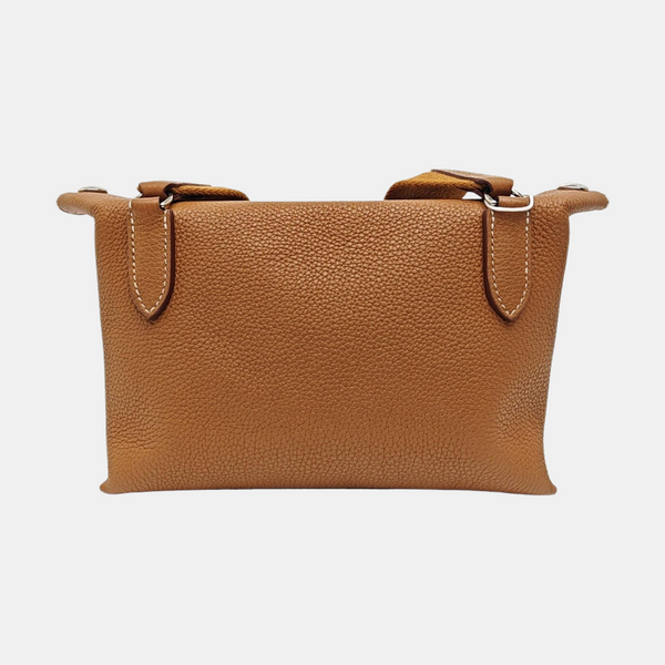 VIDEPOCHES Calfskin Brown