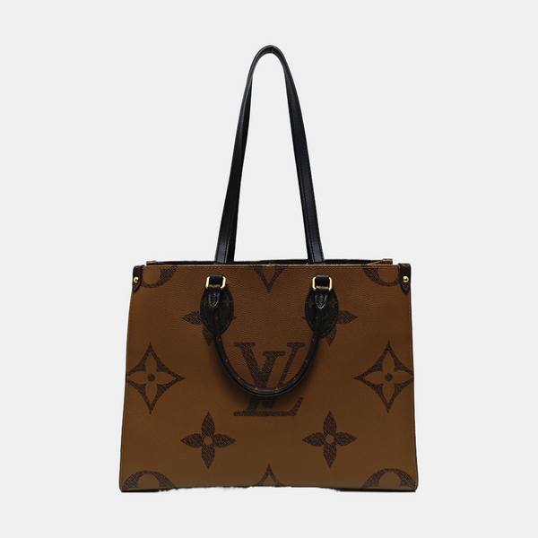 ONTHEGO MM Monogram Coated Canvas Brown