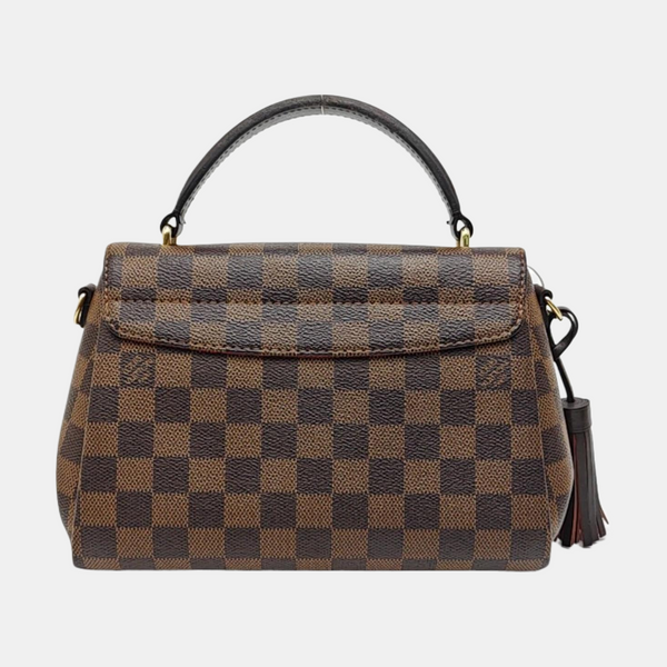 CROISETTE Damier Ebene Coated Canvas Brown