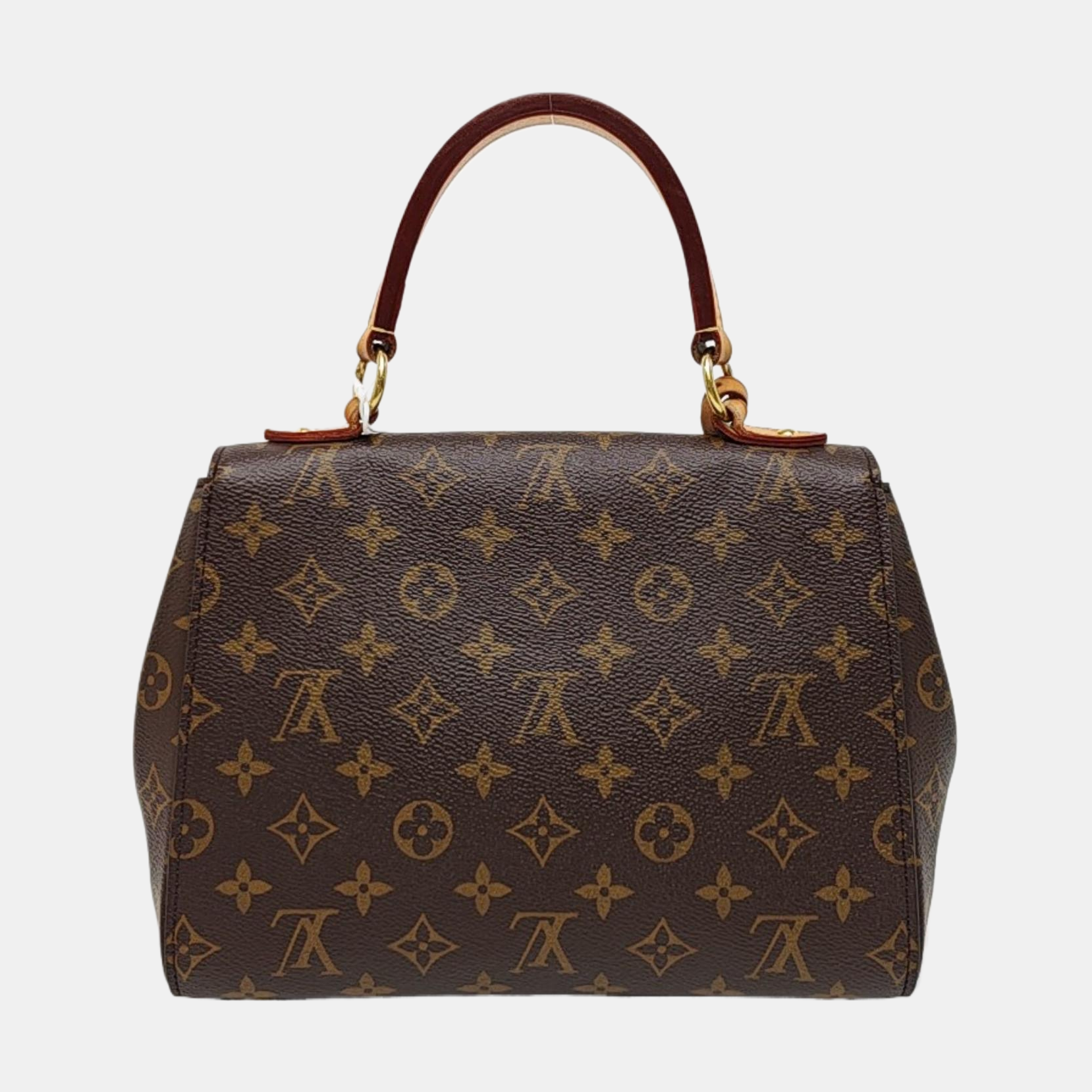 CLUNY BB Monogram Coated Canvas Brown