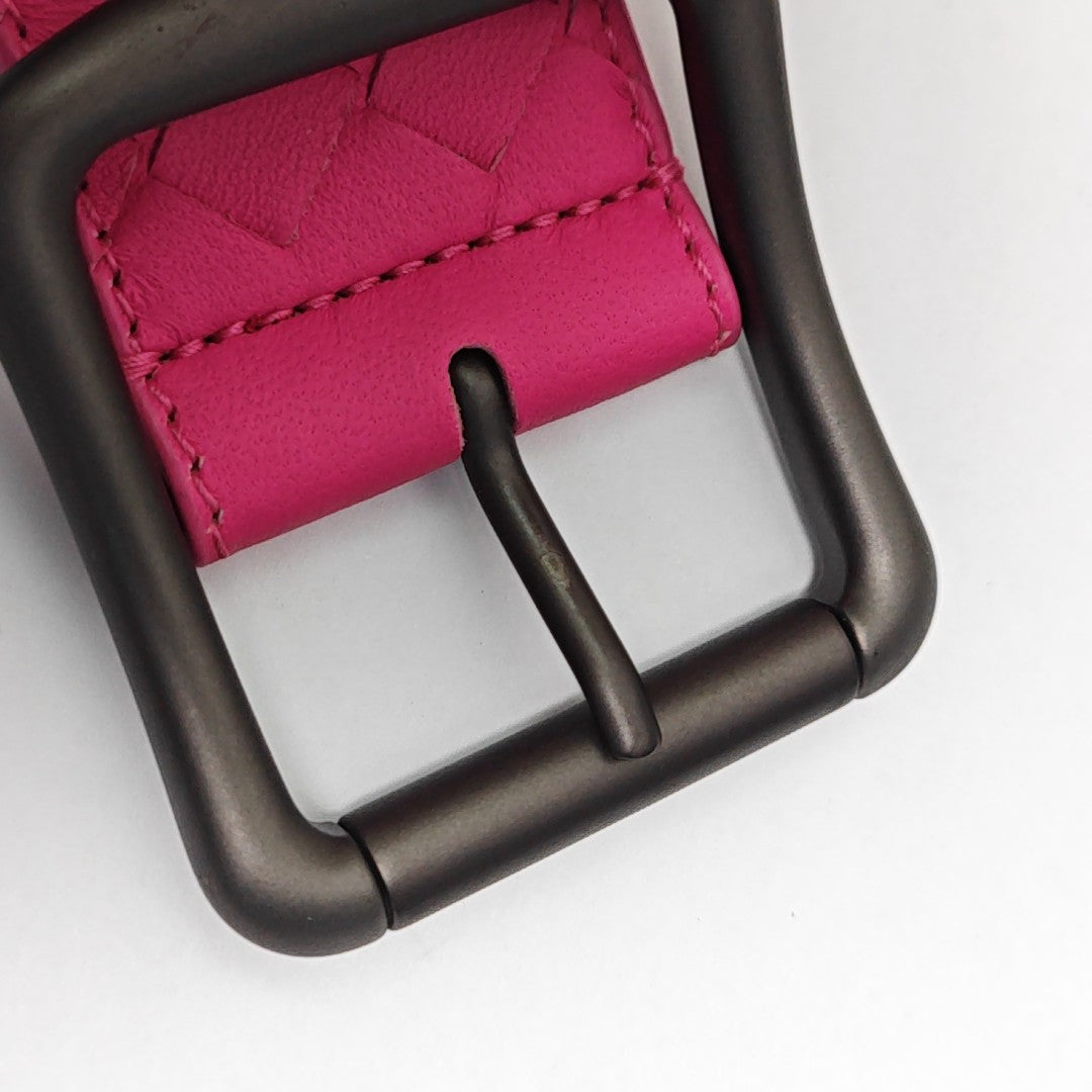 Leather Belt Red