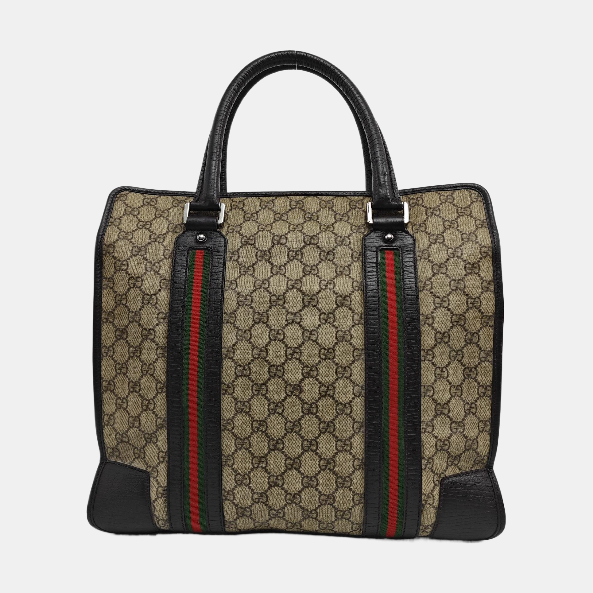 Sherry Monogram Coated Canvas Brown