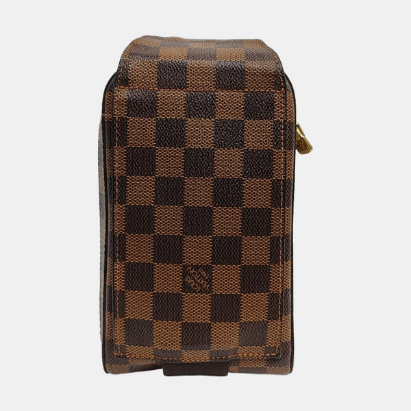 GÉRONIMOS Lona revestida Damier Ebene Marrón