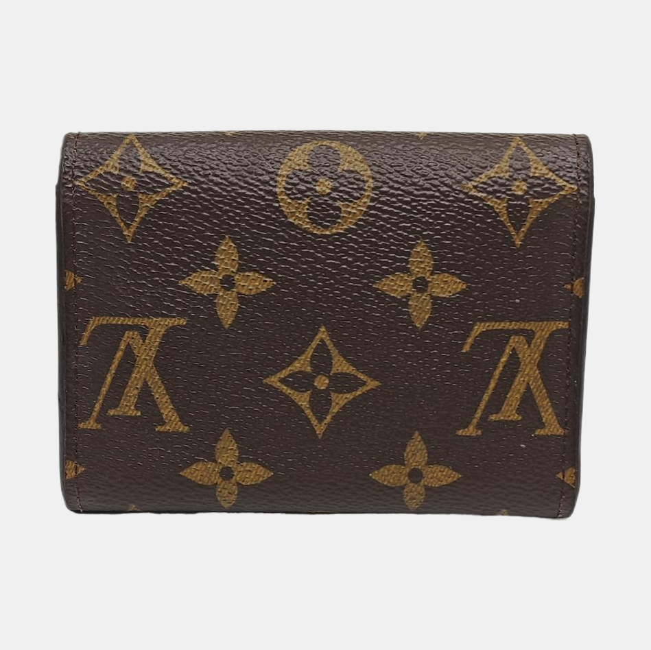 ROSALIE Monogram Coated Canvas Brown Wallet