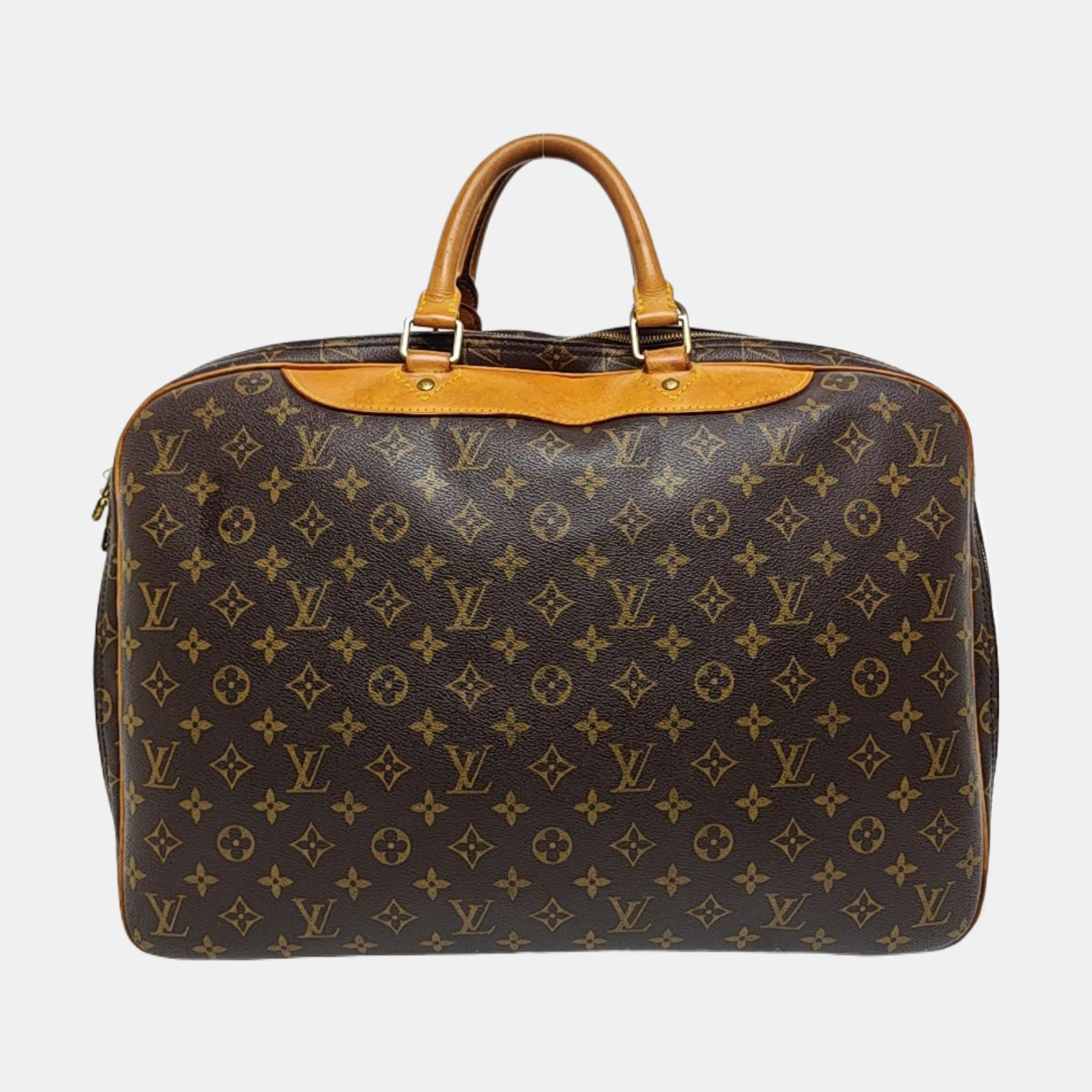 ALIZÉ Monogram Coated Canvas Brown