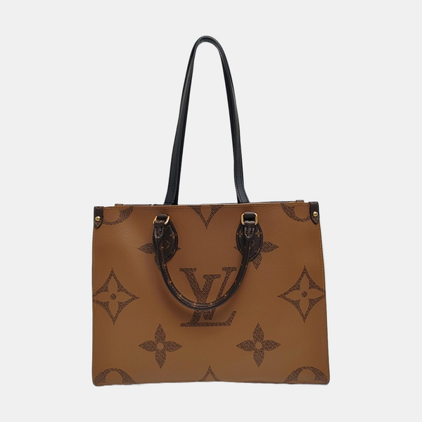 ONTHEGO MM Monogram Coated Canvas Brown