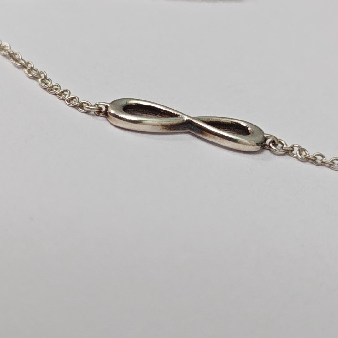 Tiffany Infinity 925 Sterling Silver Bracelet
