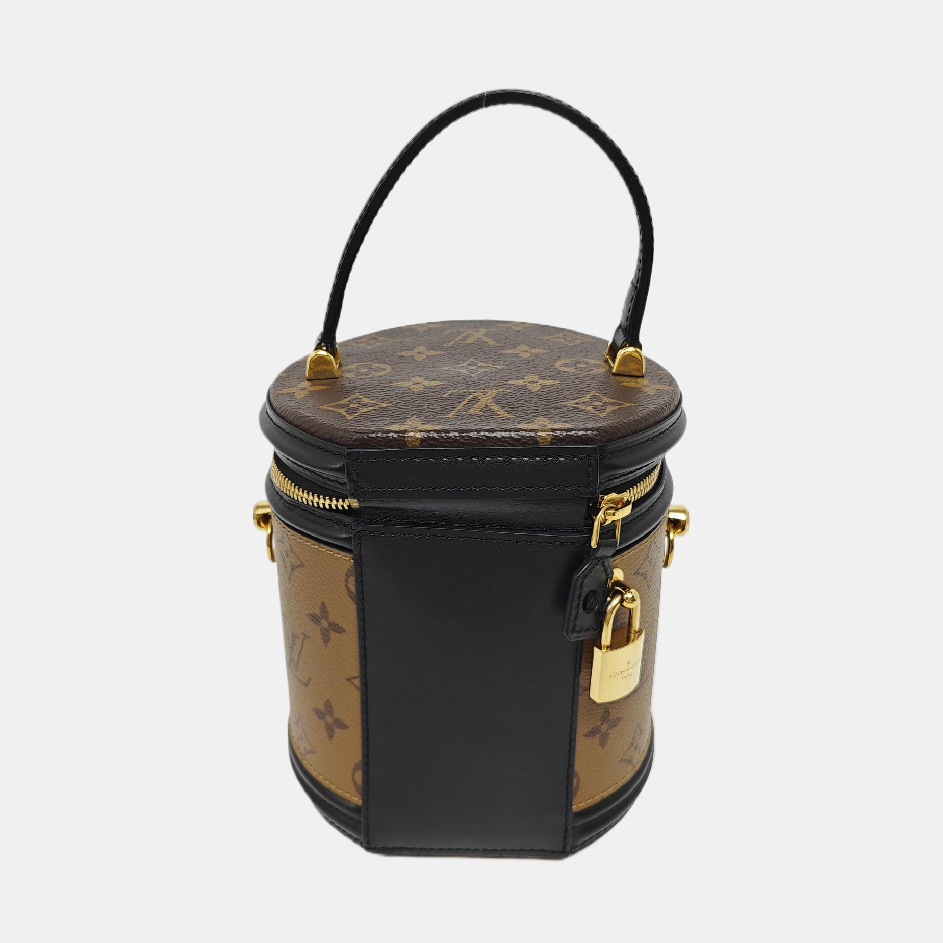 CANNES PM Monogram Coated Canvas Brown
