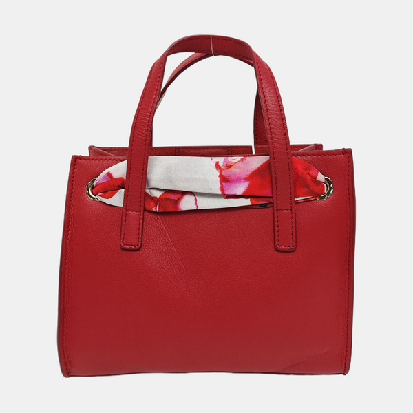Calfskin Tote Bag Red