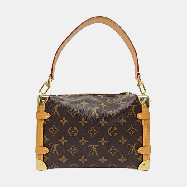 SIDE TRUNK MM Monogram Coated Canvas Brown