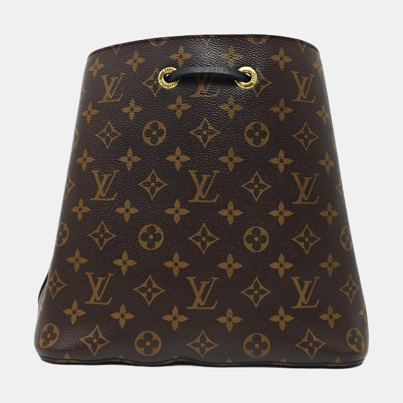 NÉONOÉ MM Monogram Coated Canvas Brown
