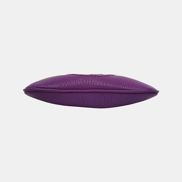Calfskin Purple Wallet