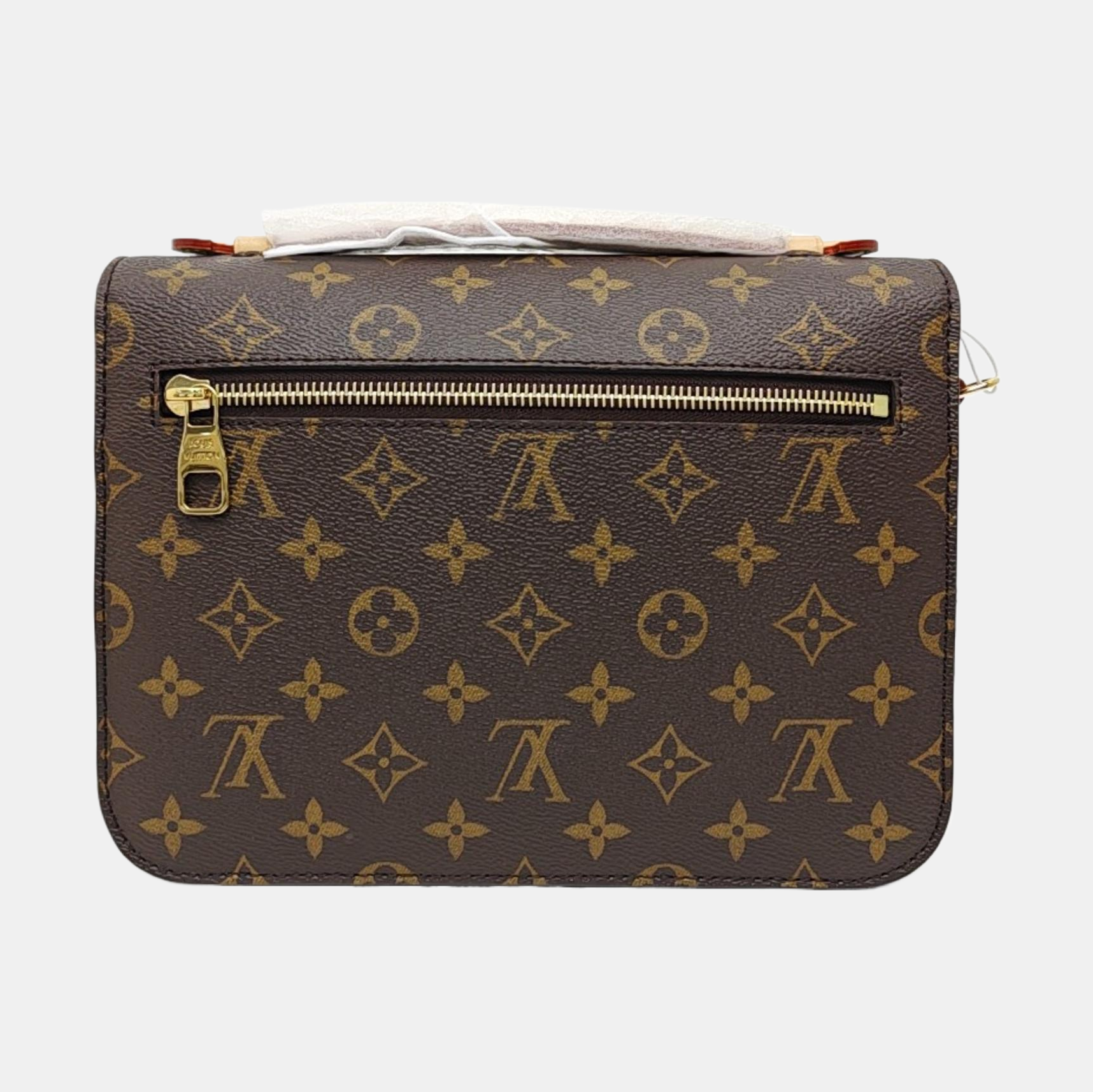 MÉTIS MM Monogram Coated Canvas Brown