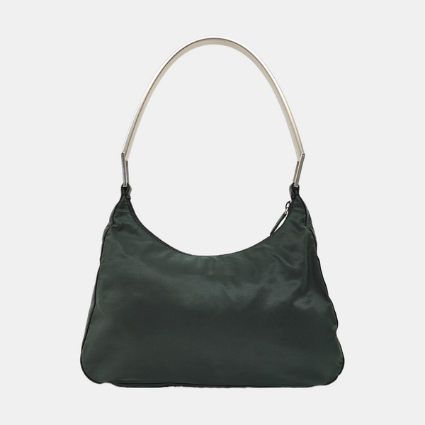 Nylon Shoulder Bag Green