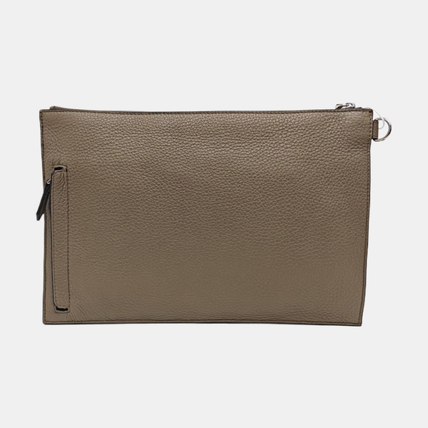 Calfskin Clutch Gray