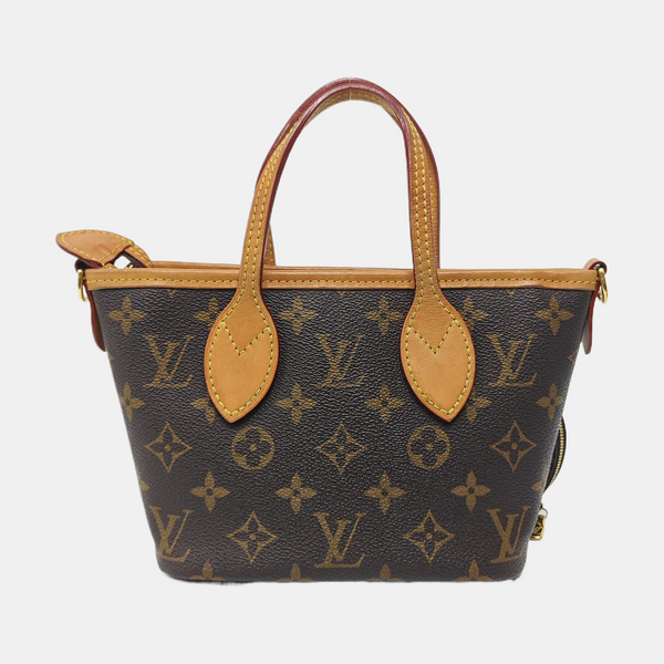 NEVERFULL BB Monogram Coated Canvas Brown