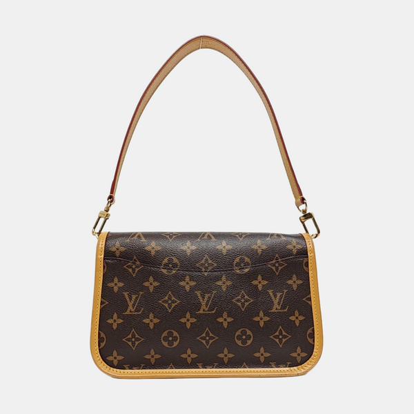 DIANE Monogram Coated Canvas Brown