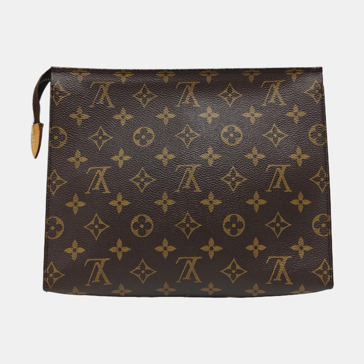 TOILET POCKET 26 Monogram Coated Canvas Brown