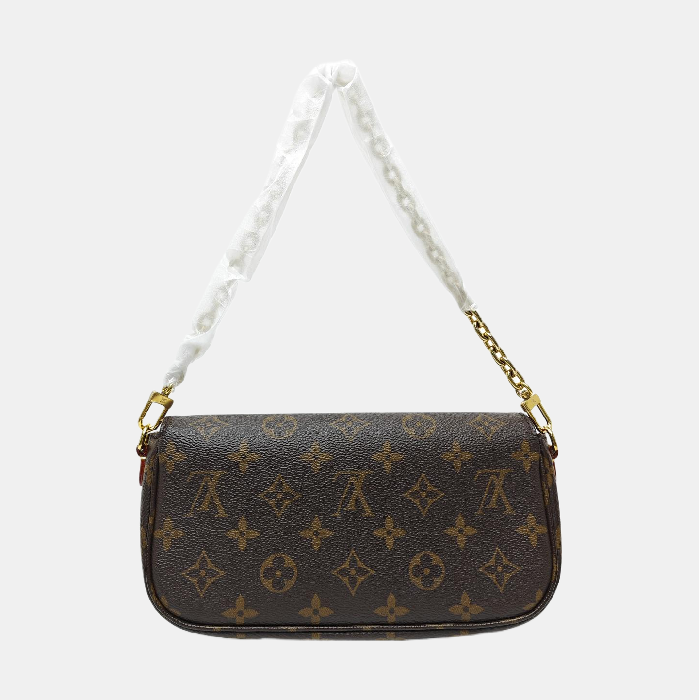 IVY Monogram Coated Canvas Brown