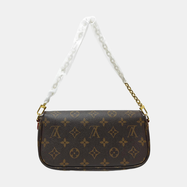 IVY Monogram Coated Canvas Brown