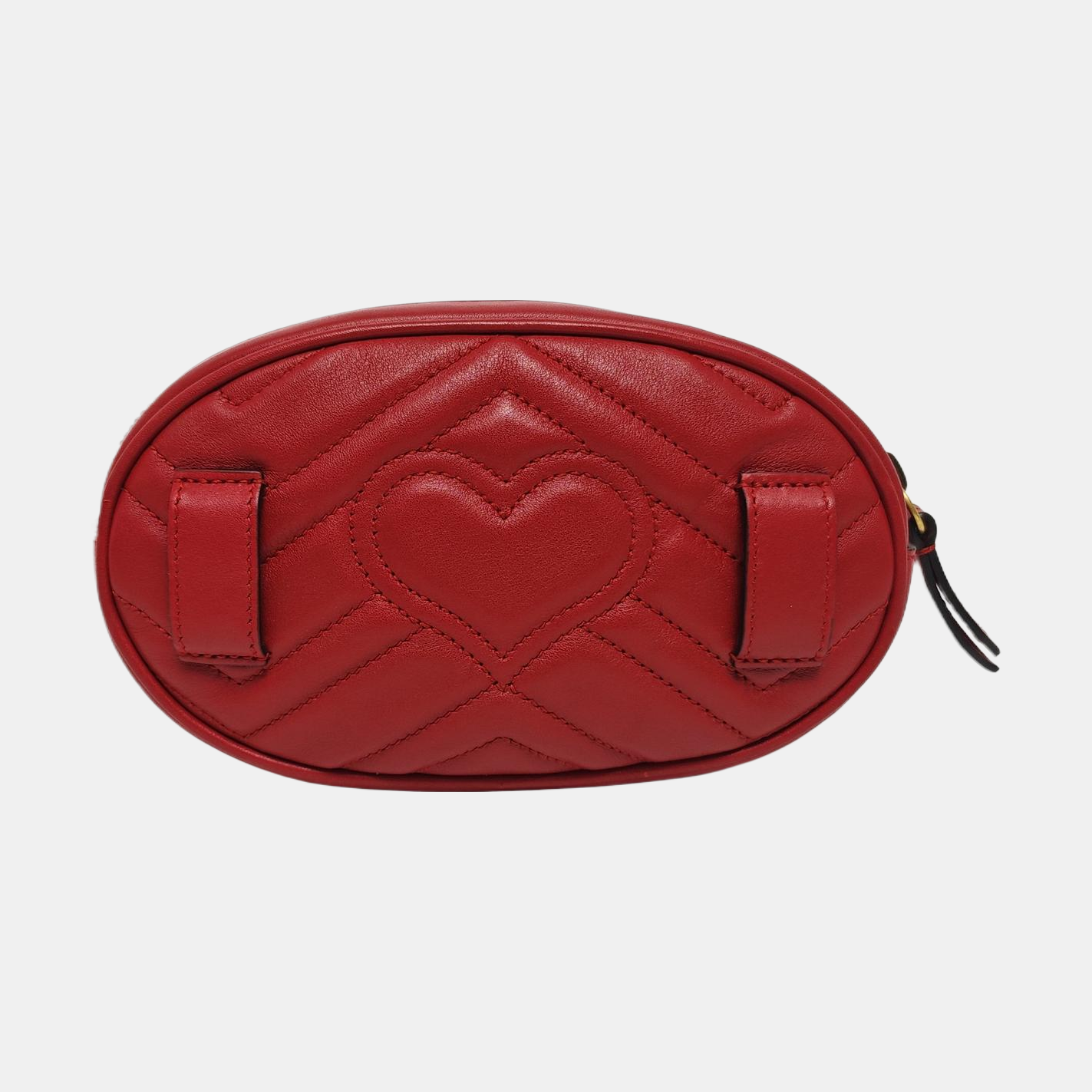 Authenticated pre-owned  GG Marmont Quilted Calfskin Red - Belt Bag at Looply